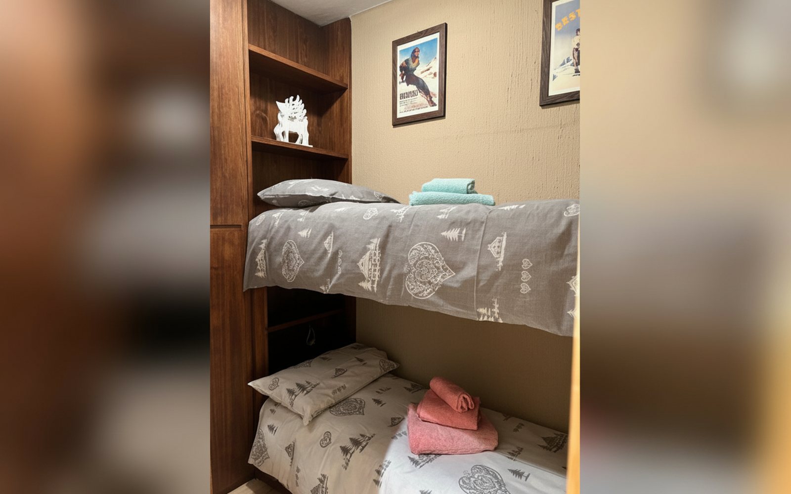 Nido di Cloe, camera con letto a castello